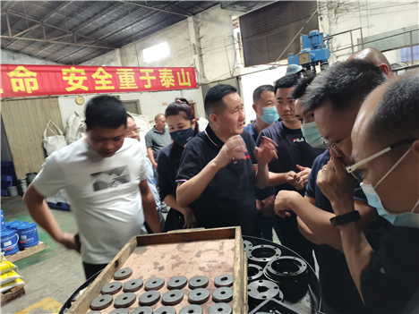 感谢单仁同学莅临翔宇粉末冶金交流学习