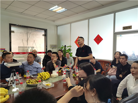 感谢单仁同学莅临翔宇粉末冶金交流学习